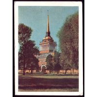 1958 год Ленинград Вид на башню Адмиралтейства