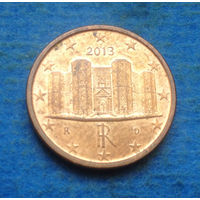 Италия 1 евроцент 2013