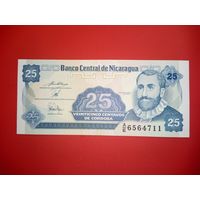 25 сентаво Никарагуа 1991 года