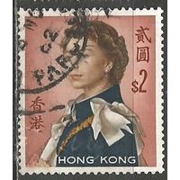 Гонконг. Королева Елизавета II в униформе. 1962г. Mi#207.