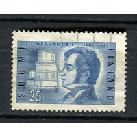 Финляндия - 1955 - Йоган Якоб Нервандер - астроном и поэт - [Mi. 437] - полная серия - 1 марка. Гашеная.  (Лот 209AG)
