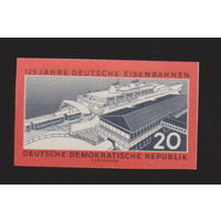 Архитектура 125-летие железных дорог Германия ГДР 1960 год  лот А ЧИСТАЯ