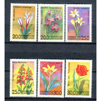 Узбекистан - 1993г. - Цветы - полная серия, MNH [Mi 35-40] - 6 марок