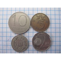 Четыре монеты/38 с рубля!