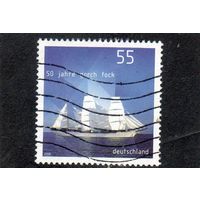 Германия. Mi:DE 2686,  50 лет парусному учебному кораблю "Горч Фок". 2008г.
