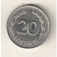 Эквадор 20 сентаво 1959