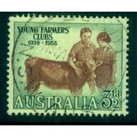 Австралия 1953 Mi# 237 Клубы молодых фермеров, 25-я годовщина. Гашеная (AU03)