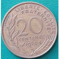 Франция 20 сантимов 1970