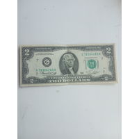 Банкнота 2 доллара США, 1976 , G- Чикаго