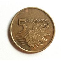 Польша. 5 грошей 2010 г.