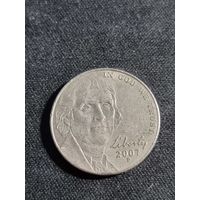 США 5 центов 2007  P