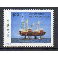 Нефтедобыча Индия 1982 год серия из 1 марки
