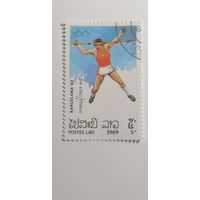 Лаос 1989. Олимпийские игры - Барселона, Испания