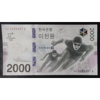 2000 вон 2018 года - Олимпиада - Южная Корея - UNC