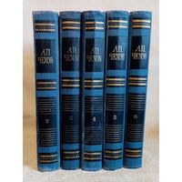А. Чехов. Собрание сочинений в 8 томах. Тома 2-3-4-5-6. Библиотека "Огонёк". 1970 г