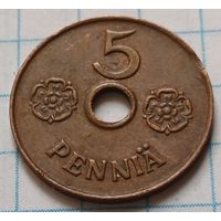 Финляндия 5 пенни, 1941      ( 2-1-7 )