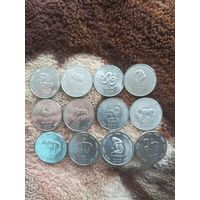 Набор монет знаки зодиака ( сомали 2000)