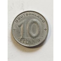 ГДР 10 пфенинг 1950