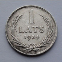 Латвия 1 лат, 1924