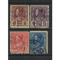 Сиам Таиланд 1928 Рама V Чулалонгкорн Стандарт #199,201-3