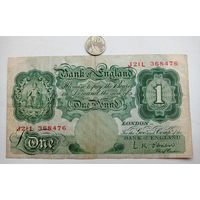 Werty71 Великобритания 1 фунт 1948 - 1960 банкнота