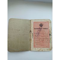 Паспорт  обр.1895 г.