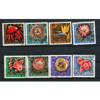 Польша - 1968 - Экзотические цветы - [Mi. 1836-1843] - полная серия - 8 марок. Гашеные.  (LOT Z28)
