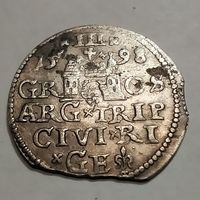 3 гроша 1598 Рига