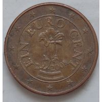 1 евроцент 2008 Австрия. Возможен обмен