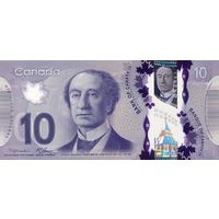 Канада 10 долларов образца 2013 года UNC p107a