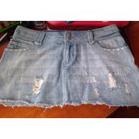 Фирменная джинсовая юбка для девочки, на р-р 44-48