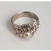 Кольцо ретро,  17 мм, перстень 60-70-е годы