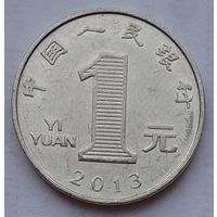 Китай 1 юань 2013 г.