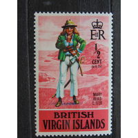 Британские Виргинские острова 1970 г. Мэри Рид.