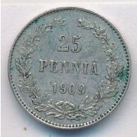 25 пенни 1909 год  _состояние VF/ХF