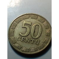 50 центов Литва 1997