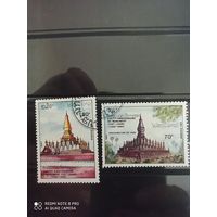 Лаос 1990, храмы