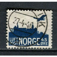 Норвегия - 1941 - Авиация - [Mi. A230] - полная серия - 1 марка. Гашеная.  (Лот 47ES)-T5P17