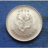 Родезия 5 центов 1976