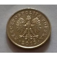 1 грош Польша 2013 г.