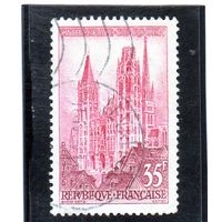 Франция. Ми-1164. Кафедральный собор. Руан.1957.