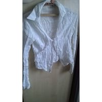 Белая блузка p-p 44-48, рост 160 - 165