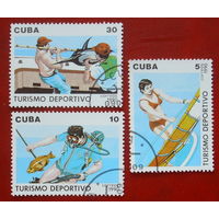 Куба. Спорт. ( 3 марки ) 1990 года. 6-6.