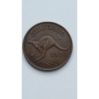 Австралия.1 пенни 1938 года.