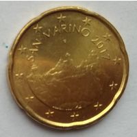 Сан-Марино 20 евроцентов 2017 г.