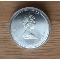 Канада 10 долларов 1973г Летние Олимпийские Игры Монреаль. Серебро 0,925