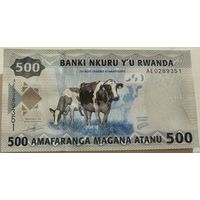 Руанда 500 франков 2013 год UNC Распродажа коллекции