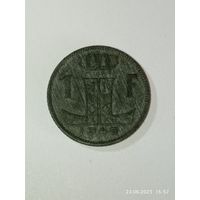 Бельгия 1 франк   1946 года .