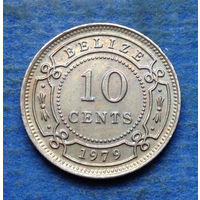 Белиз 10 центов 1979 тираж 100.000
