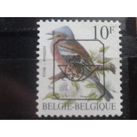 Бельгия 1990 Стандарт, птица 10 франков* Надпечатка предварительного гашения